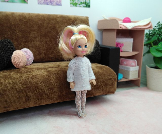 Dress and Stockings for Chelsea Barbie Doll - 設計館