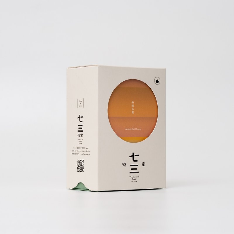 Qisan Tea Hall Three-dimensional Tea Bags丨Gardenia Oolong 8 Single Packs–Hardcover Box - ชา - กระดาษ ขาว