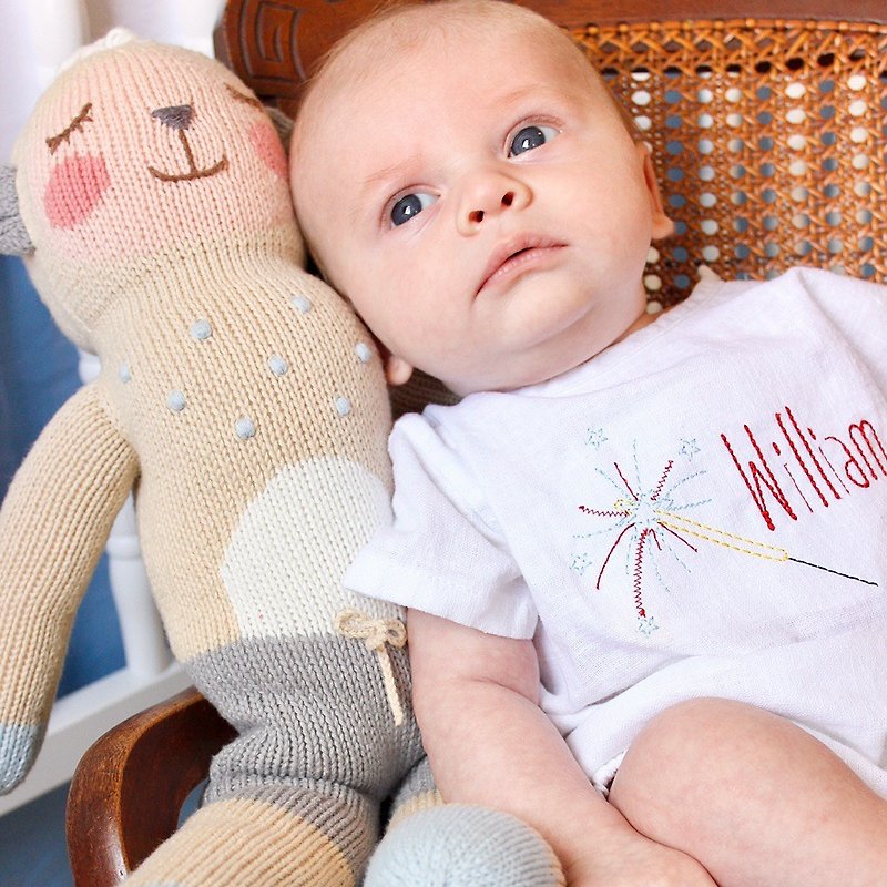 US Blabla Kids | Cotton Knit doll (small only) - Shy bleating sheep B21052730 - Stuffed Dolls & Figurines - Cotton & Hemp 