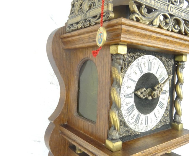 掛け時計　オランダ　Warmink社　ザーンセ時計　アンティーク 掛け時計 オランダ Warmink社 ザーンセ時計 アンティーク Zaanse