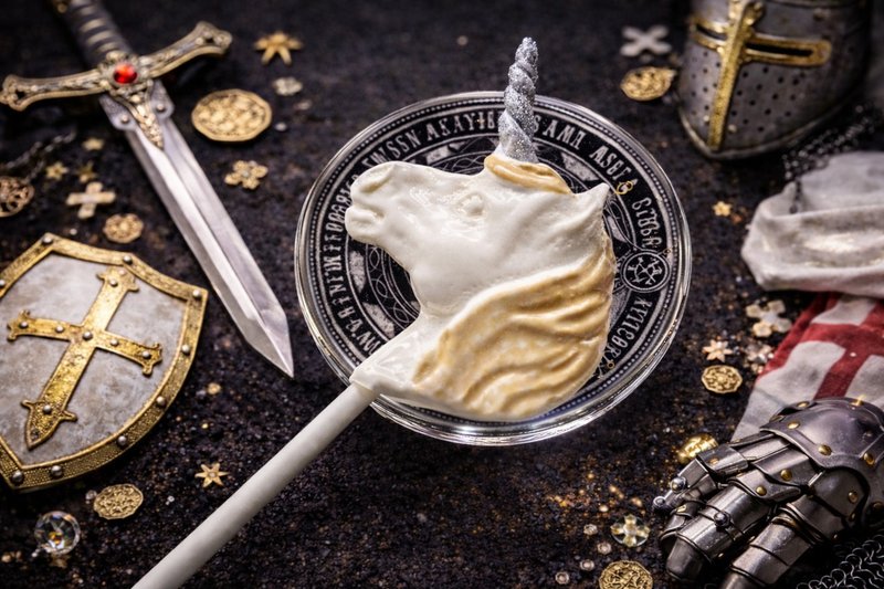 シュガークラフトロリポップ - 銀角の誓い - スナック菓子 - 食材 ゴールド