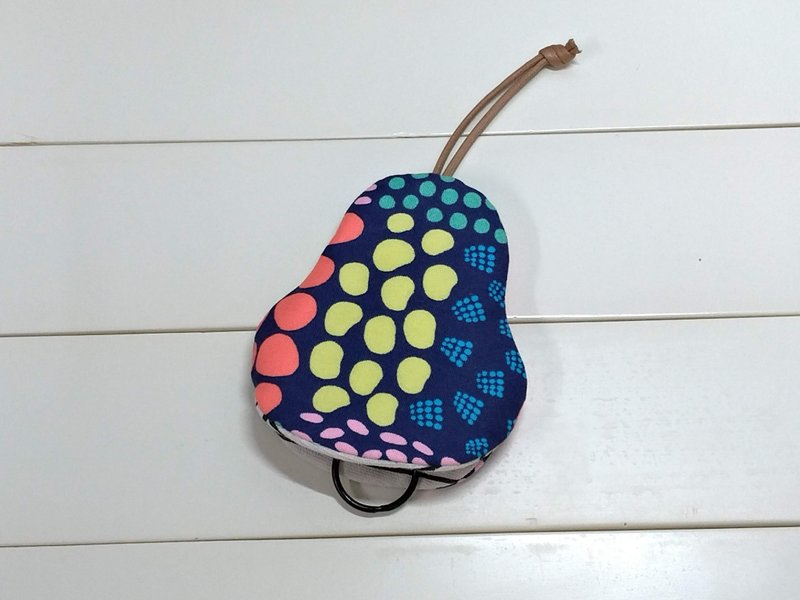 萬花筒 梨型鑰匙包【K200311】 - 鎖匙扣/鎖匙包 - 棉．麻 多色