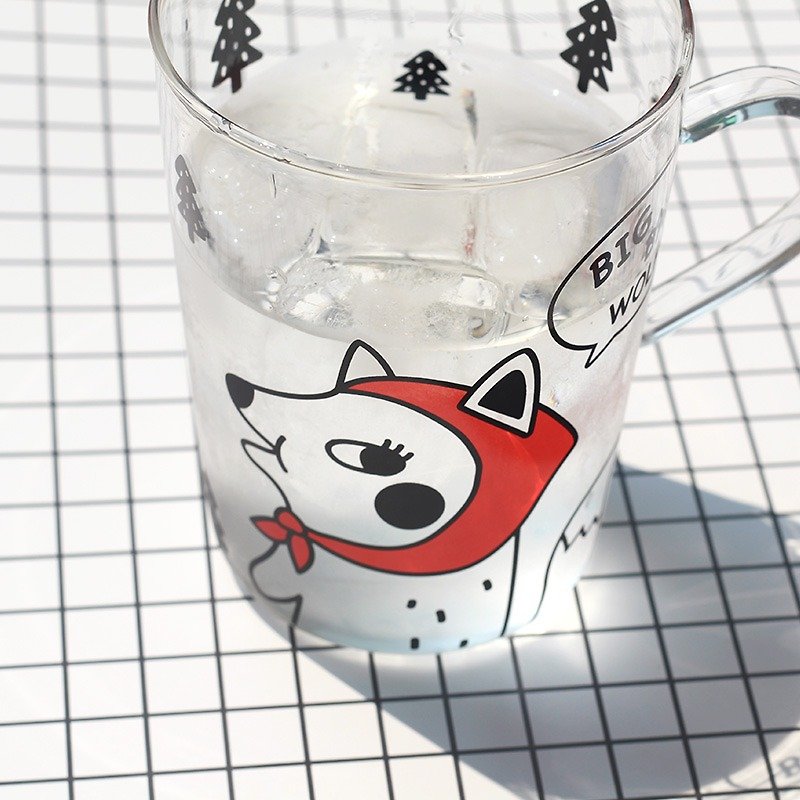 U-PICK原品生活 高硼矽耐熱玻璃杯可愛童話狼外婆、白日夢 - 茶壺/茶杯/茶具 - 玻璃 