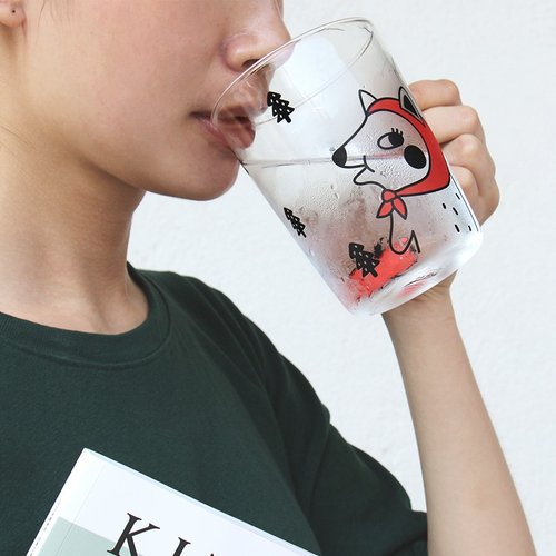 U-PICK元の製品寿命、高耐熱性のホウケイ酸ガラスのかわいい妖精のおばあちゃんウルフ、デイドリーム