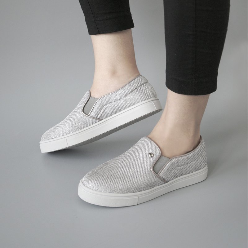 SNKR GRAY (質地灰) Sneaker | WL - 女牛津鞋/樂福鞋 - 棉．麻 灰色