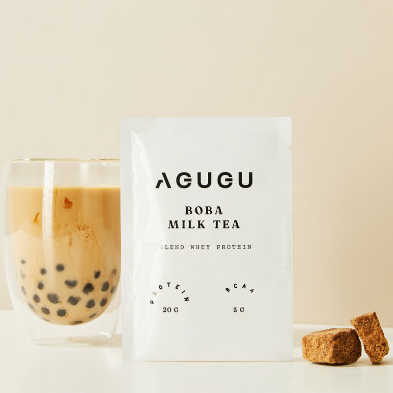 【AGUGU】Multi-effect whey protein drink-Brown sugar milk tea - อาหารเสริมและผลิตภัณฑ์สุขภาพ - วัสดุอื่นๆ 