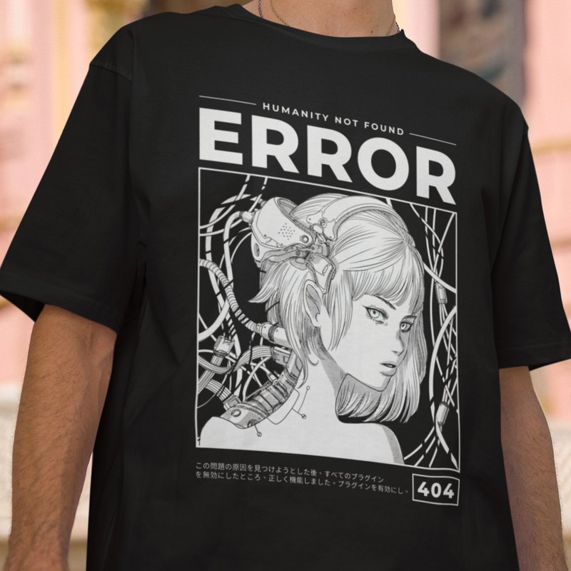 Error Shirt - 帽T/大學T - 棉．麻 多色
