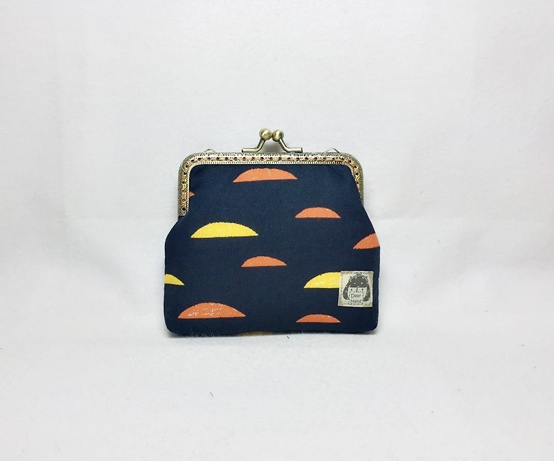 Mouth gold package + Hill + - Coin Purses - Cotton & Hemp Blue