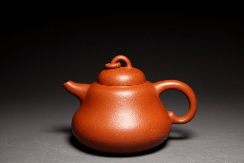 【曼生葫蘆】炎黃大地藝術 胖老闆 龍山堂 傳統手工 小煤窯老朱 - 茶壺/茶杯/茶具 - 陶 紅色