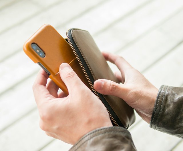 alto Travel Phone Wallet 革製携帯ケース – オリーブ - ショップ alto