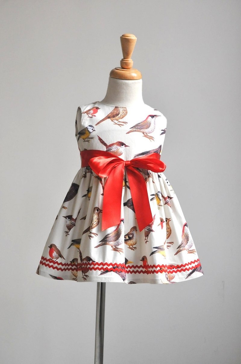Little Bird Small Dress - อื่นๆ - ผ้าฝ้าย/ผ้าลินิน 