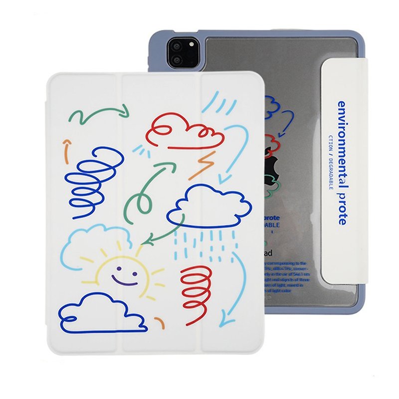 Cloud Meoji Smile iPad Case - เคสแท็บเล็ต - วัสดุอื่นๆ 