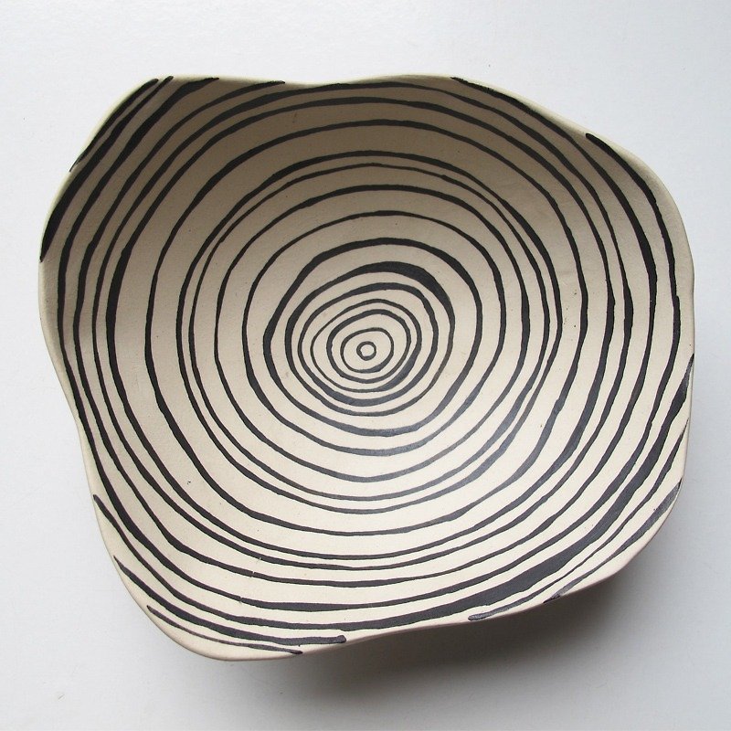 [Five Creative] - Hand Nietao Bowl - rings - Bowls - Pottery 