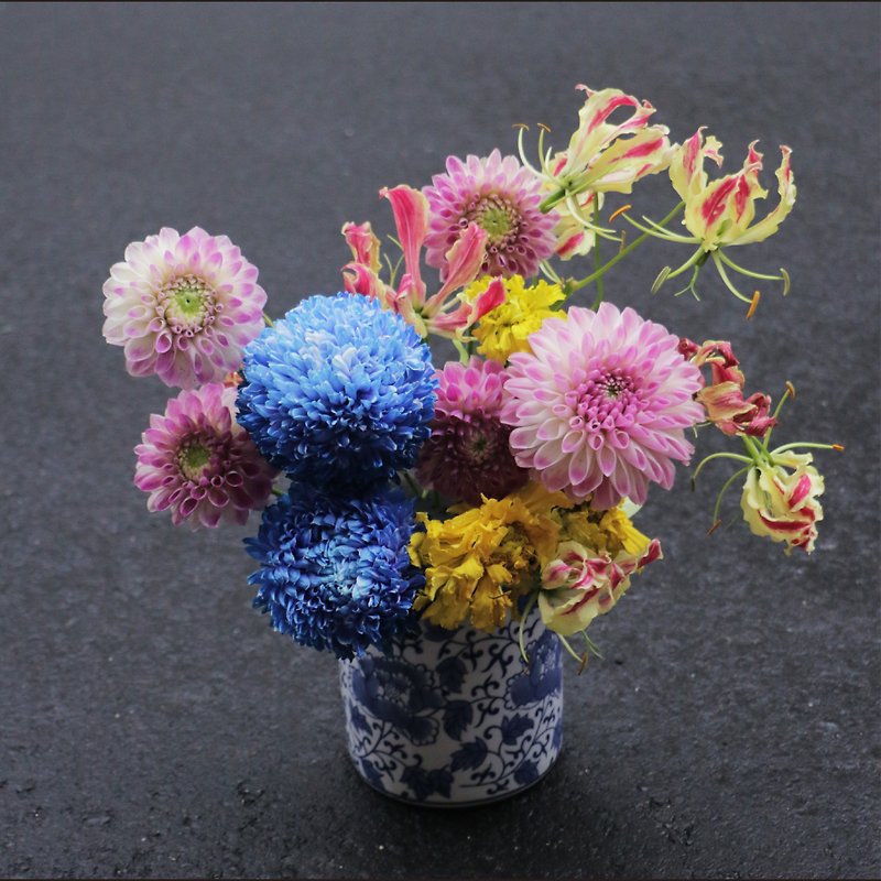 [Flower gift for the Year of the Dragon. Longlin】Spring Festival. opening. Birthday. Congratulations on the flower gift. Table flowers I can be picked up by yourself - Plants - Plants & Flowers Multicolor