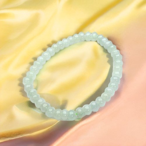 瓔珞珠寶盒 E.L.Jewelry Box 冰種翡翠算盤珠手鍊 | 天然緬甸玉A貨翡翠 | 送禮