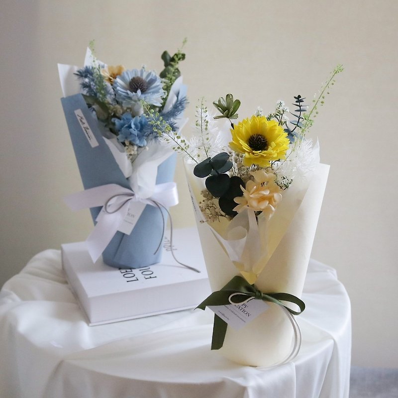 [Meet Eternity] Summer Wind Sunflower Dry Graduation Bouquets, a total of 3 styles - ช่อดอกไม้แห้ง - พืช/ดอกไม้ 