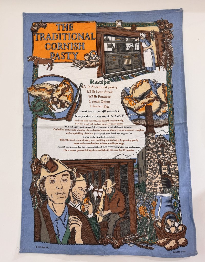 誕生年份 布曆THE TRADITIONAL CORNISH PASTY 茶巾 - 門簾/門牌 - 棉．麻 多色