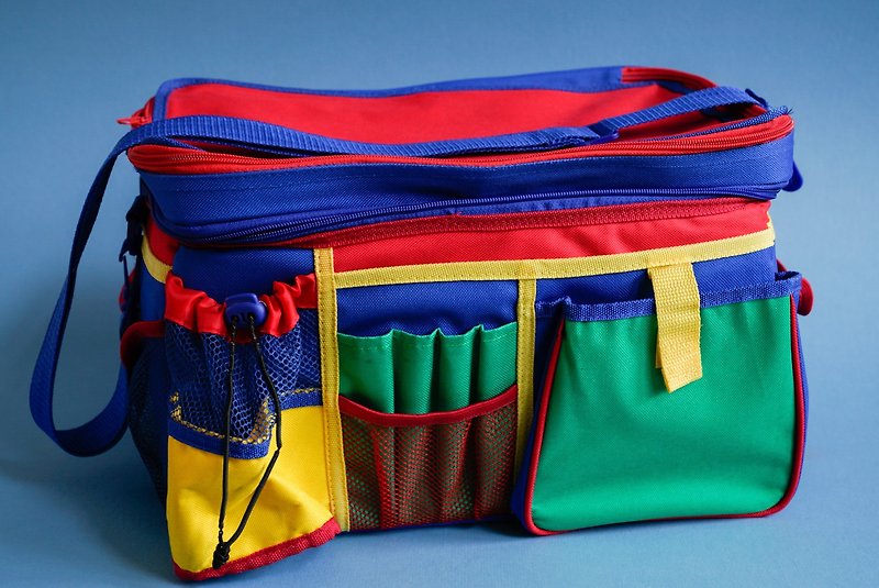 Early cute color matching travel bag / picnic bag - อื่นๆ - ไนลอน หลากหลายสี