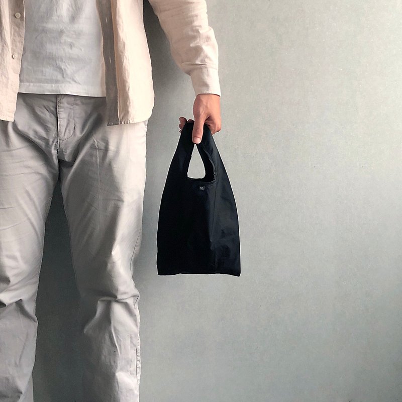 U2 二號環保購物袋 / 墨黑 (福利品) - 手袋/手提袋 - 聚酯纖維 黑色