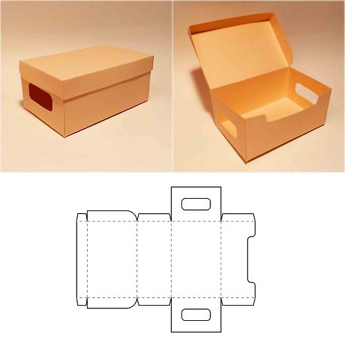 JustGreatPrintables Bankers box template, office box, file storage box, office storage box, Cricut