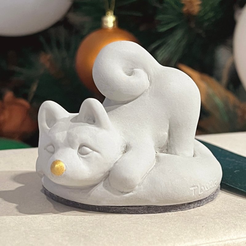 【來玩吧】可愛翹臀 擴香石 柴犬 貓咪 鴨子 - 香氛/精油/擴香 - 水泥 多色