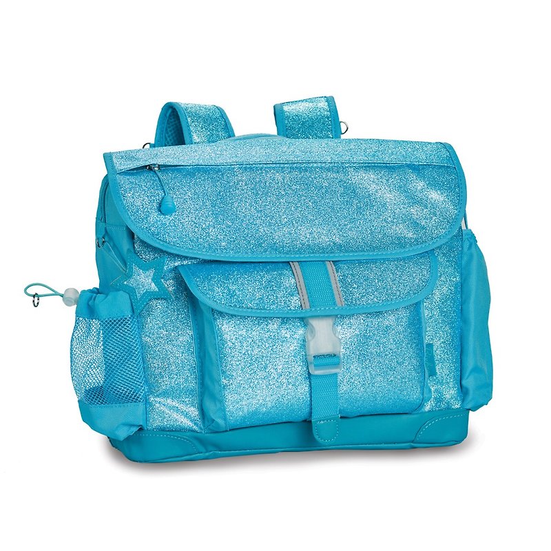 美國Bixbee閃采系列-冰雪藍大童輕量舒壓背/書包 - 後背包/書包 - 聚酯纖維 藍色