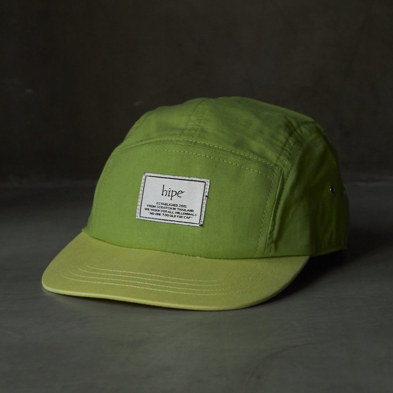 【Off-season sale】lime green and yellow lemon very sour cap - Hats & Caps - Cotton & Hemp Green