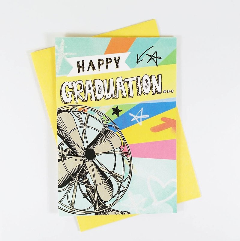 Graduation blessing from crazy fans [graduation card] - การ์ด/โปสการ์ด - กระดาษ สีเหลือง