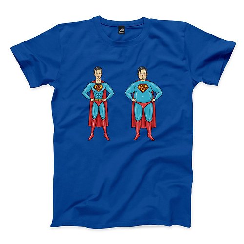 ViewFinder 發福超人 - 寶藍 - 中性版T恤