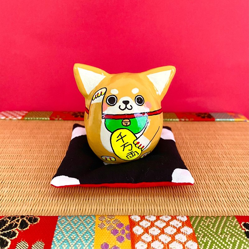 Often invited [Large] Shiba Inu - Items for Display - Clay Orange