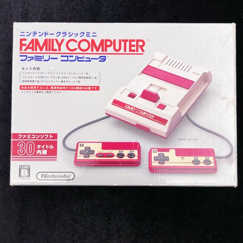 8Bit復古電玩小賣部 遊戲機 九成新展品 任天堂 Nintendo FC 正版紅白機 迷你版