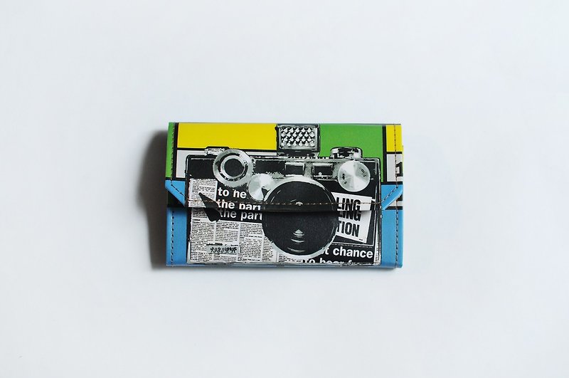 Handmade Paper Purse - Paper Camera - Coin Purses - Paper Multicolor