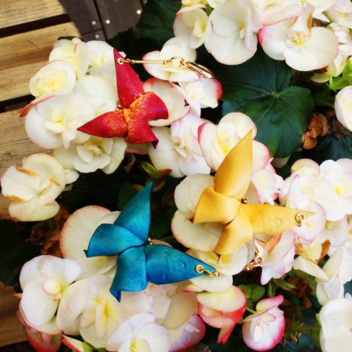 折り紙シリーズ - 変身蝶チャームキーホルダー - ユニーク