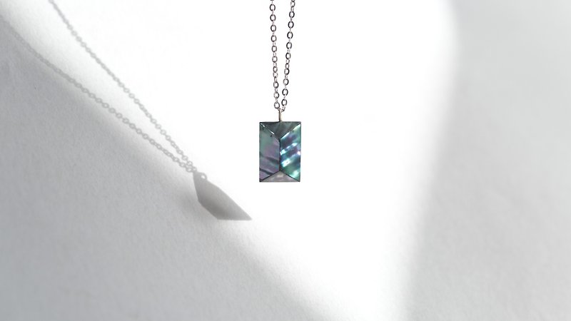 Shell Light Jewelry Necklace #3 - สร้อยคอ - เงิน ขาว