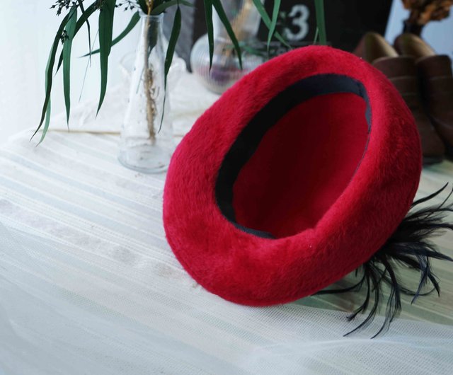 アンティーク シルクハット バスケット付き イギリス製 レトロ