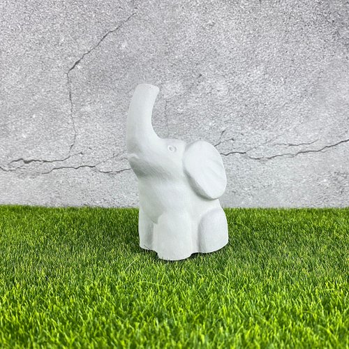 泥控 Nicon 水泥摩艾 Moai-可愛大象