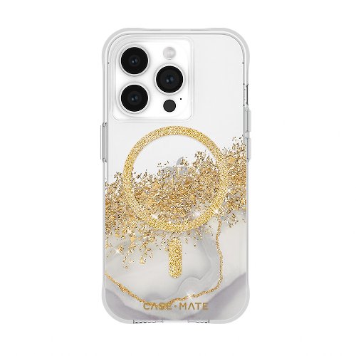 Case-Mate CASE-MATE iPhone 15系列Karat Marble 鎏金石紋精品防摔MagSafe