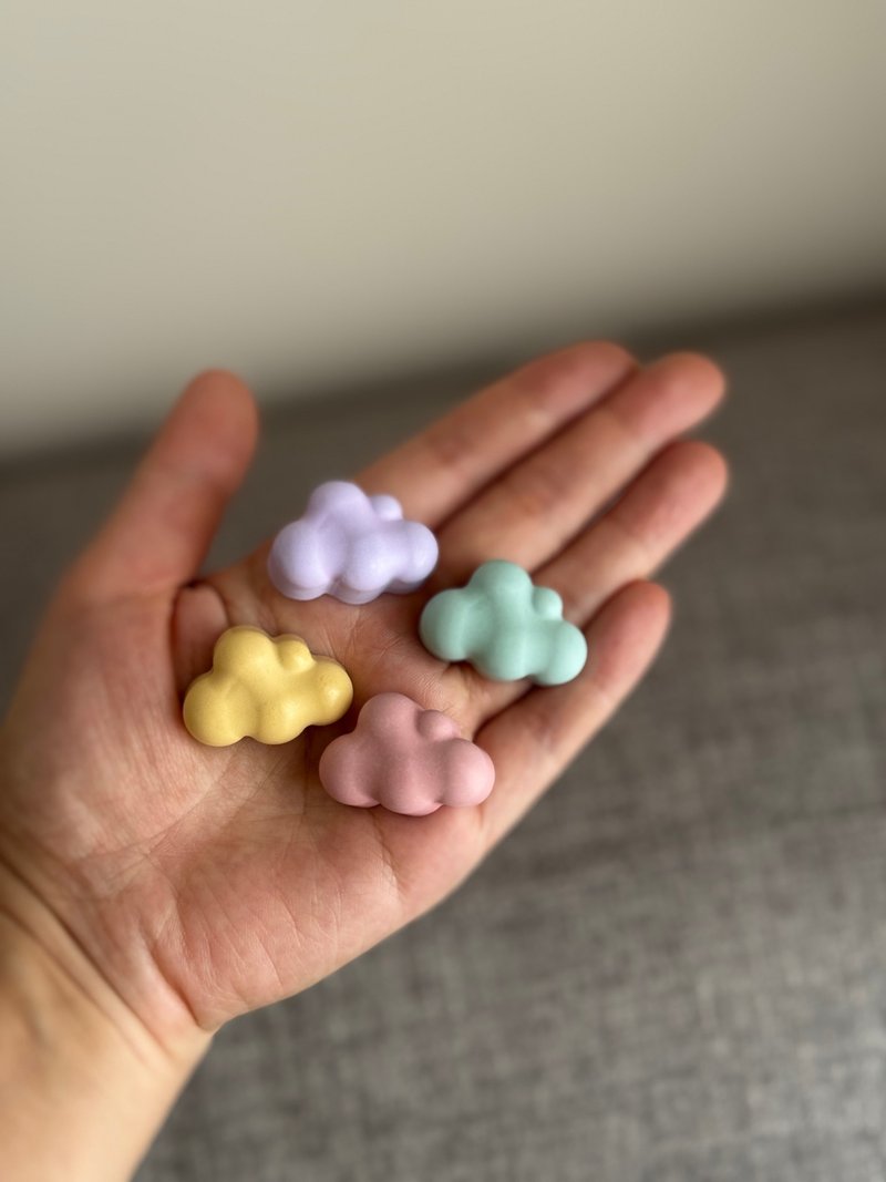 一抹雲朵磁鐵擴香石|企業送禮|婚禮小物|大量採購 - 香氛/精油/擴香 - 水泥 