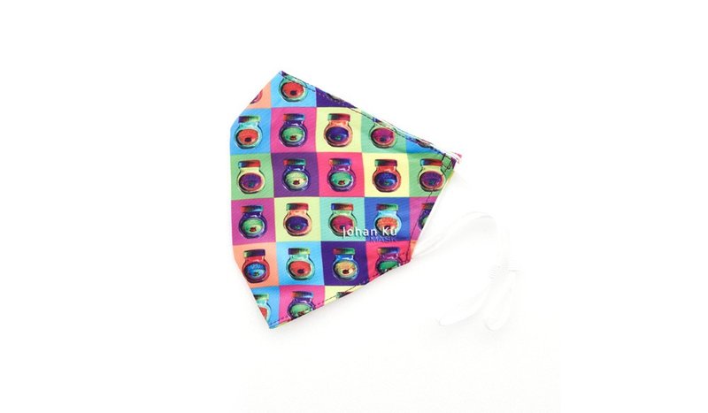 Johan Ku Mask - 015_Andy's Sainsbury_01- 蠶絲內裡布口罩/口罩套 - 口罩/口罩收納套 - 絲．絹 