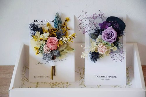 Preserved Flower Fine Art Floral Card - Shop Together Floral Dried