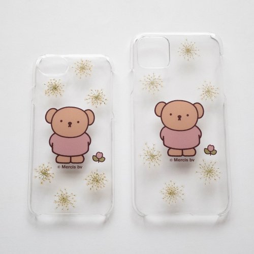 【Pinkoi x miffy】miffy限定コラボ iPhone 押し花スマホケース