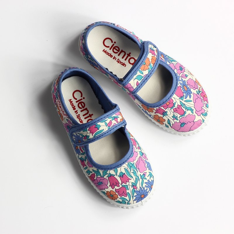 西班牙國民帆布鞋 CIENTA 56076 90淺藍色 幼童、小童尺寸 - 童裝鞋 - 棉．麻 藍色