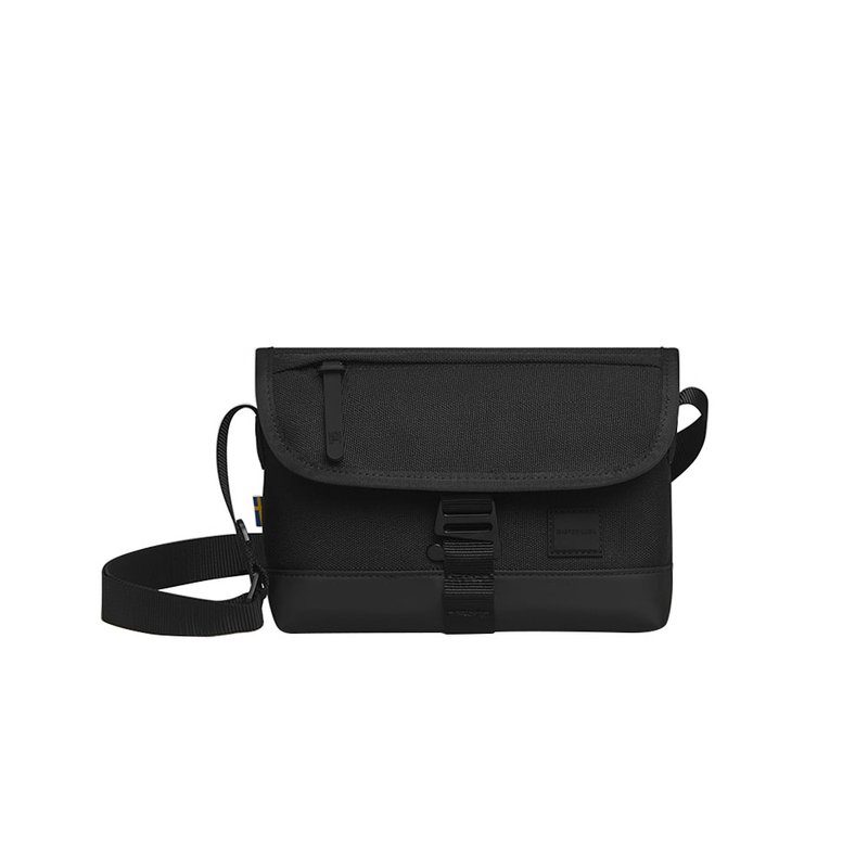 Gaston Luga Heritage Mini Messenger 迷你郵差包-經典黑【現貨 - 側背包/斜背包 - 其他材質 黑色