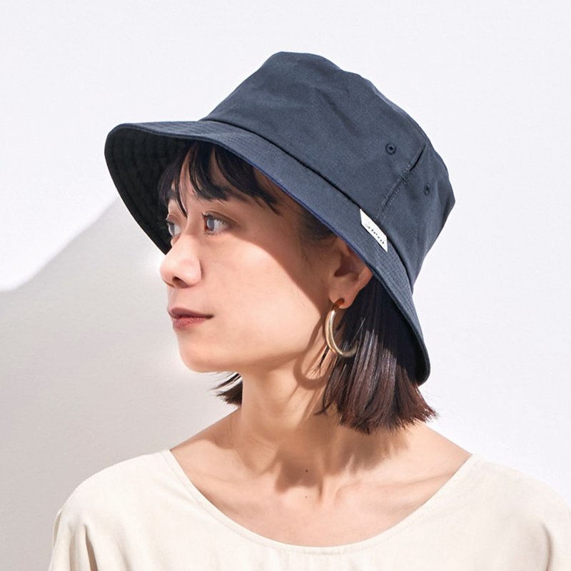 Kokageru Cooling Hat, Bucket Hat Men, Camping Gear, Bucket Hat Women, Wide Brim - Hats & Caps - Cotton & Hemp Blue