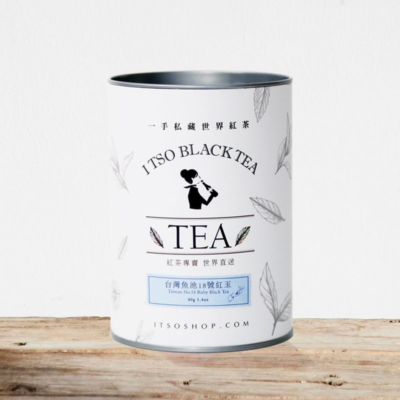 台灣魚池18號紅茶茶葉40g/罐 - 茶葉/茶包/水果茶 - 新鮮食材 