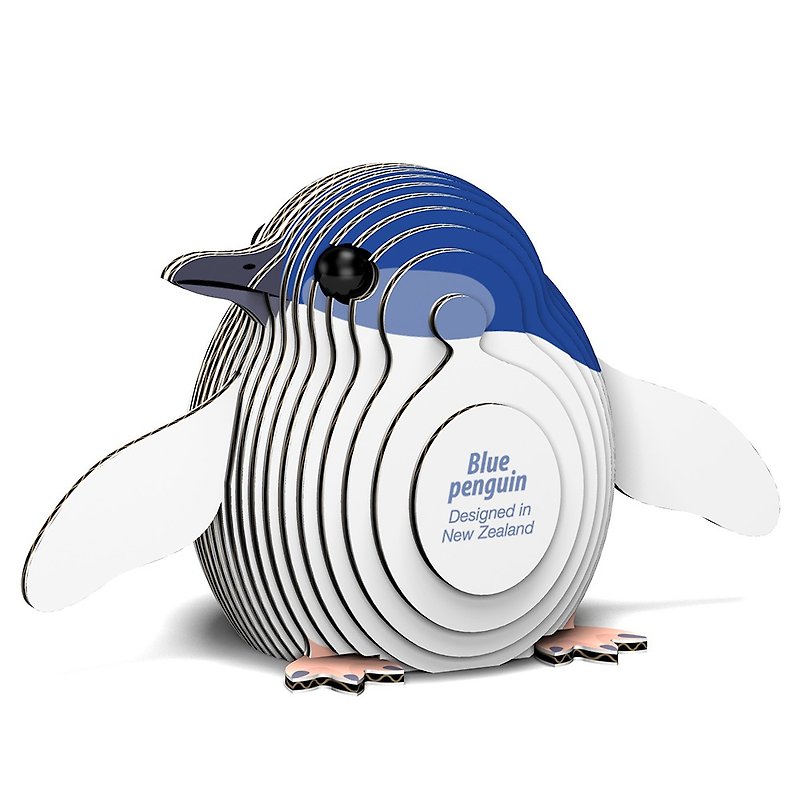 EUGY 3D Cardboard Puzzle - Penguin Aquarium Gift Animal Model Parent-Child DIY - เกมปริศนา - กระดาษ 