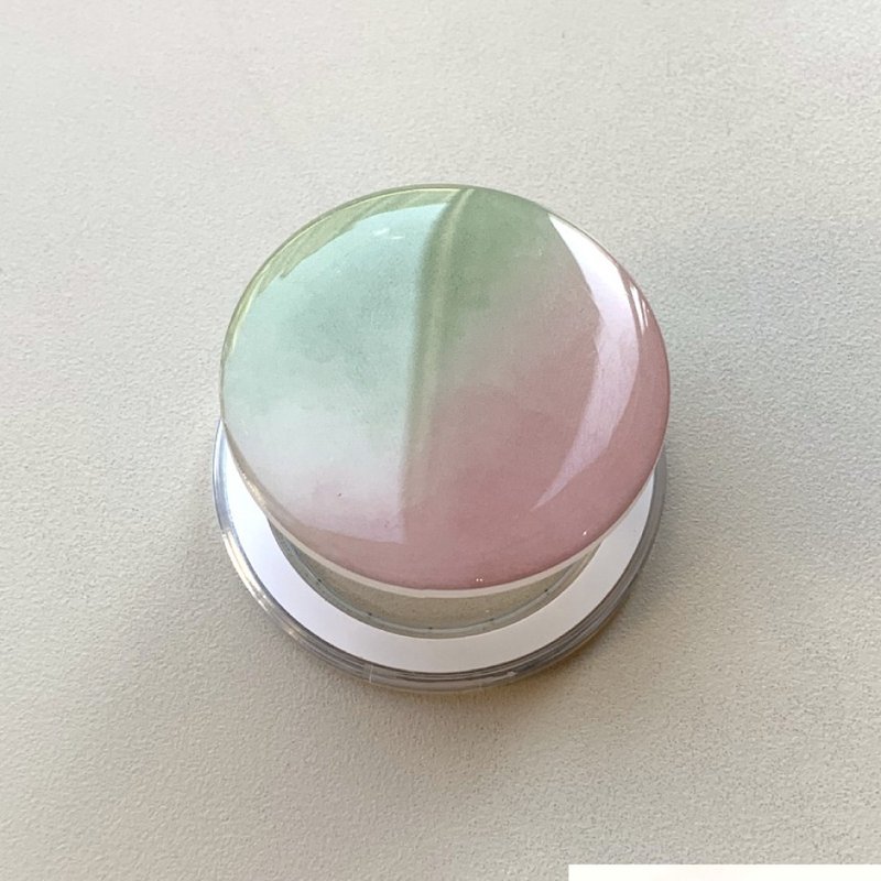 抹茶ストロベリー エポキシ iPhone MagSafe フォングリップ - スマホアクセサリー - その他の素材 グリーン