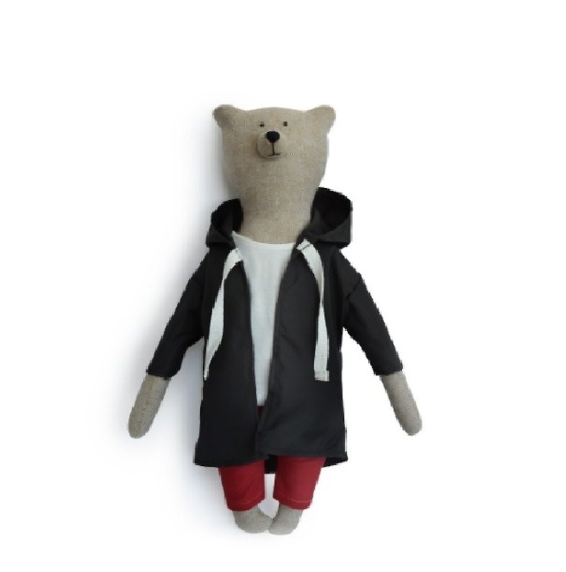 PK bears |福爾摩斯熊40cmI手工時尚熊I - 公仔模型 - 聚酯纖維 藍色
