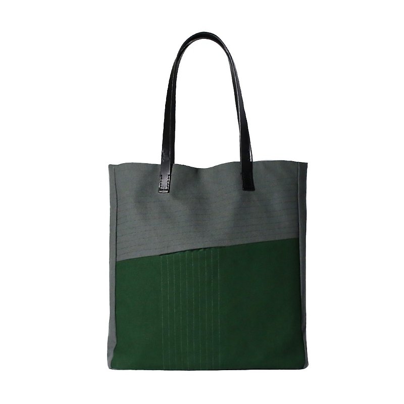 Future _shoulder bag | customized - กระเป๋าแมสเซนเจอร์ - ผ้าฝ้าย/ผ้าลินิน สีเขียว