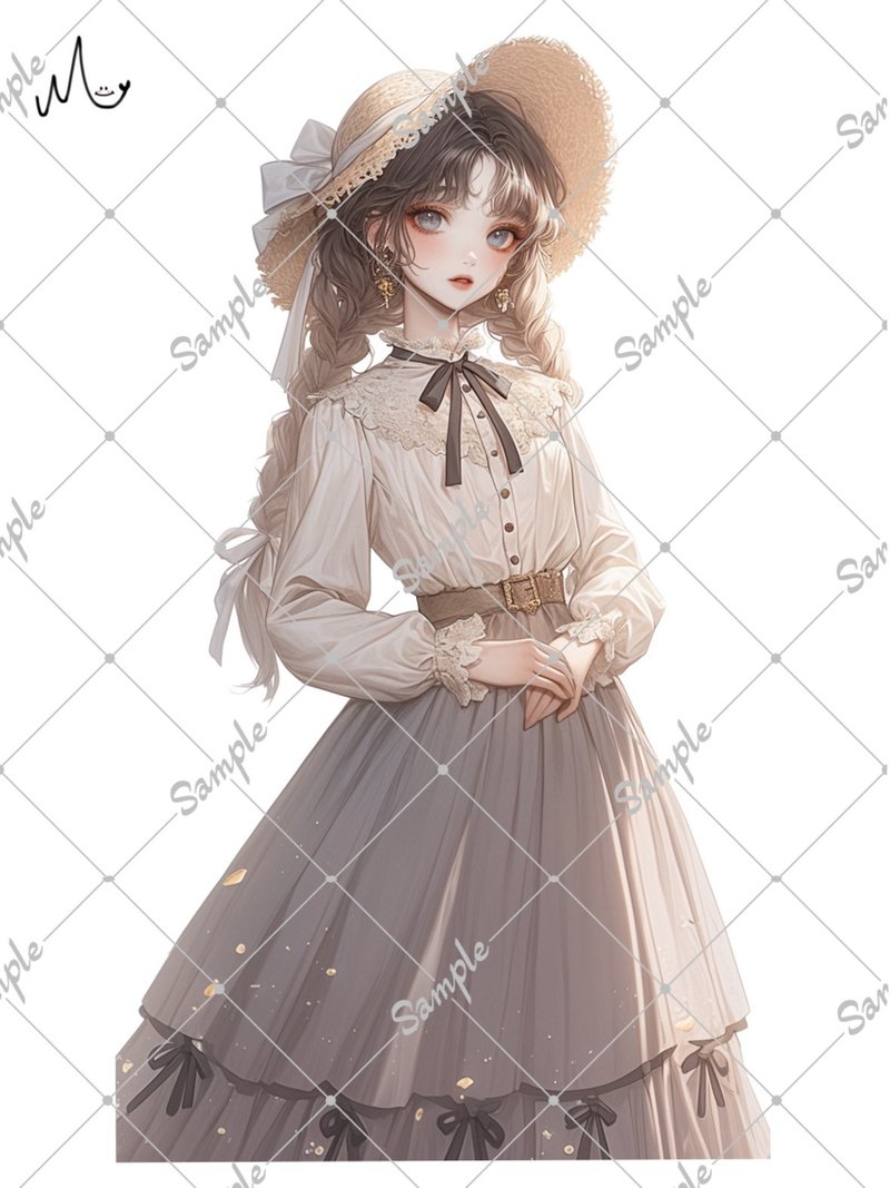 オリジナル人物ステッカー - 貼紙 - 紙 